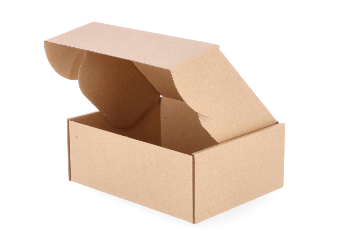 427-10: 150 x 120 x 62 mm cardboard box with quick closure FEFCO 0427 1