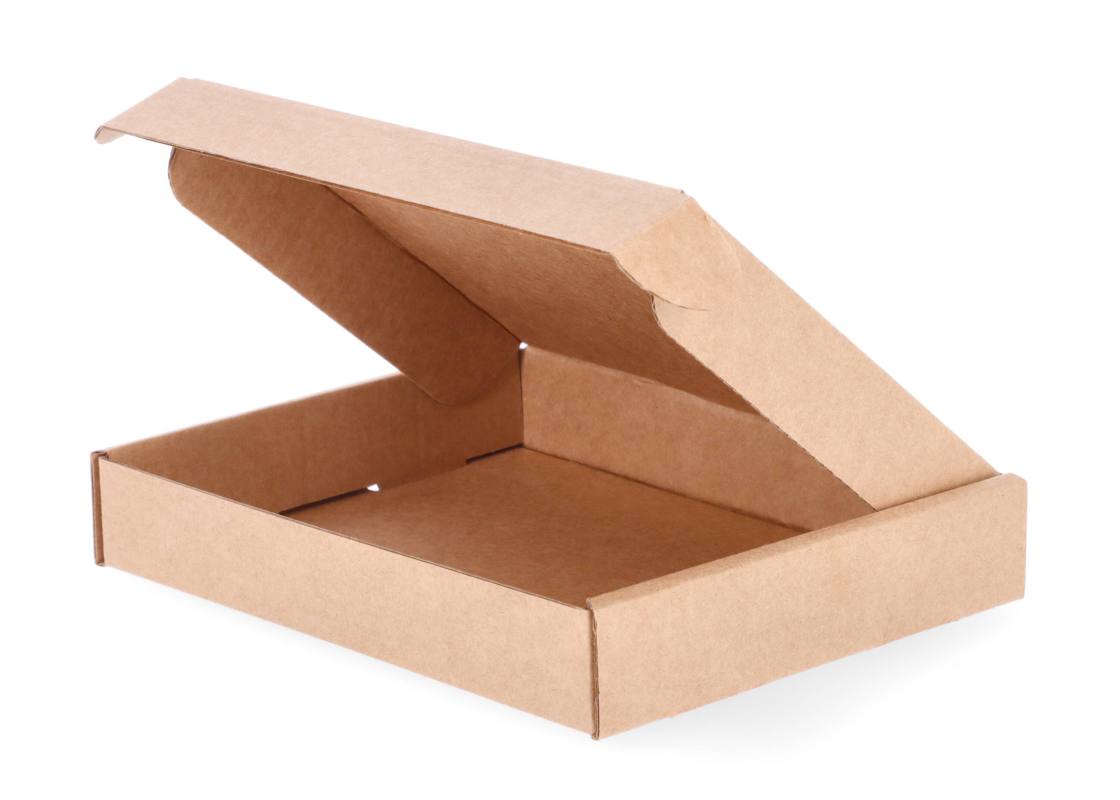 427-1: 150 x 125 x 25 mm cardboard box with quick closure FEFCO 0427 1