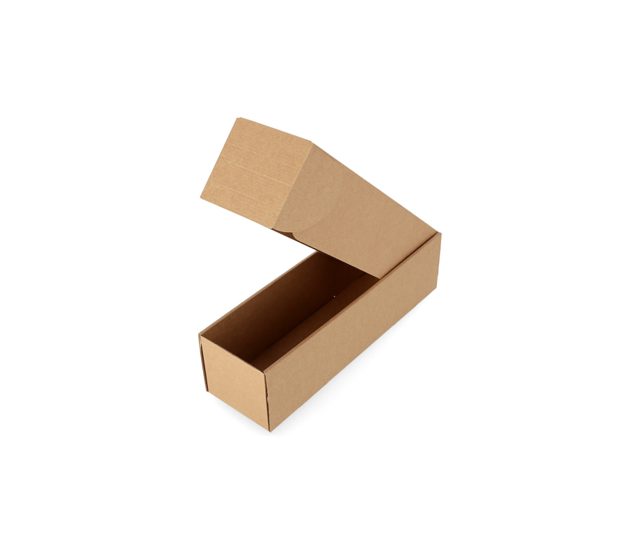 427-21: 90 x 340 x 90 mm cardboard box with quick closure FEFCO 0427 12