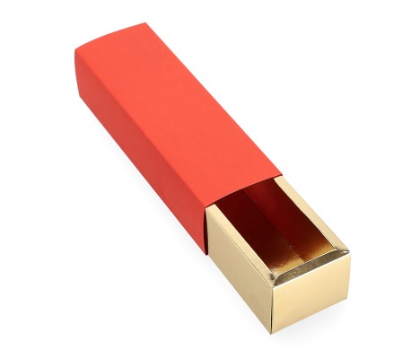 AKC_MAC/S: 200 x 50 x 50 mm Raudonos spalvos dėžė saldainiams ir macarons sausainiams 1