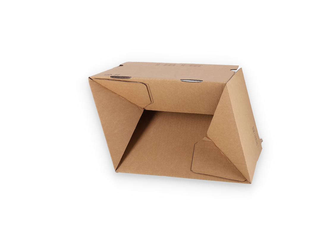 ASD/35: 310 x 230 x 110 mm. Siuntų dėžė su automatiniu dugnu ir lipnia uždarymo juosta. 3