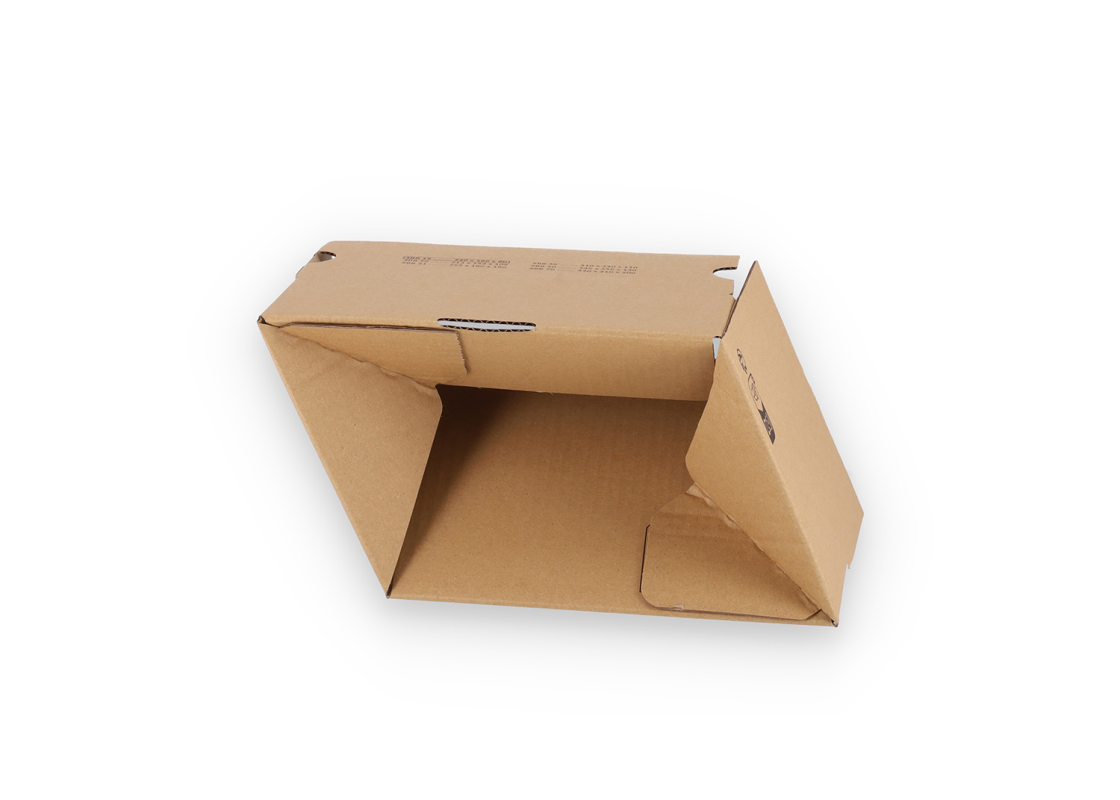 ASGD/15: 230 x 160 x 80 mm. Shipping box with auto-lock bottom, adhesive closure and return strip. 2