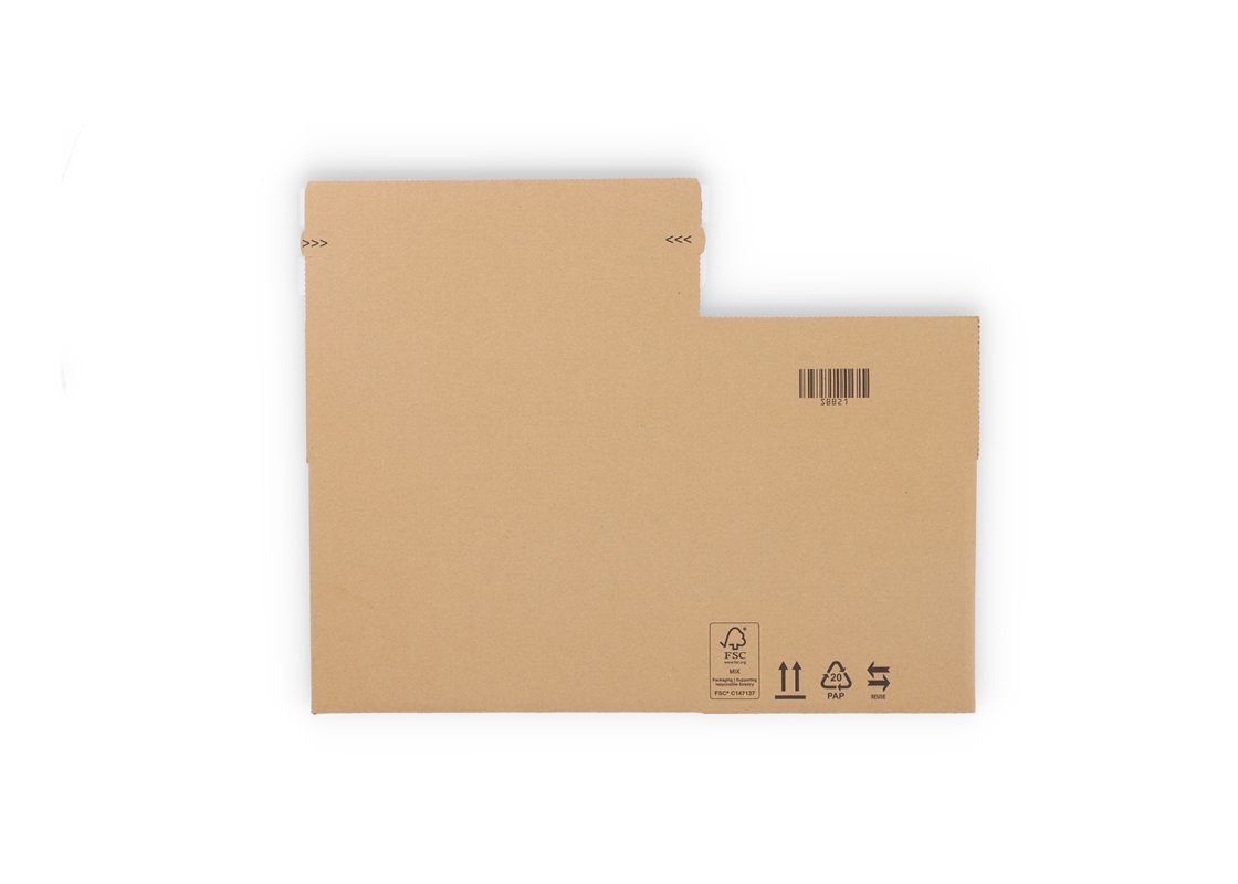 ASGD/21: 255 x 180 x 160 mm. Shipping box with auto-lock bottom, adhesive closure and return strip. 5