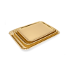 PD-FUR/S: 350 x 265 mm, 10 pcs. golden cardboard plates for buffets 4