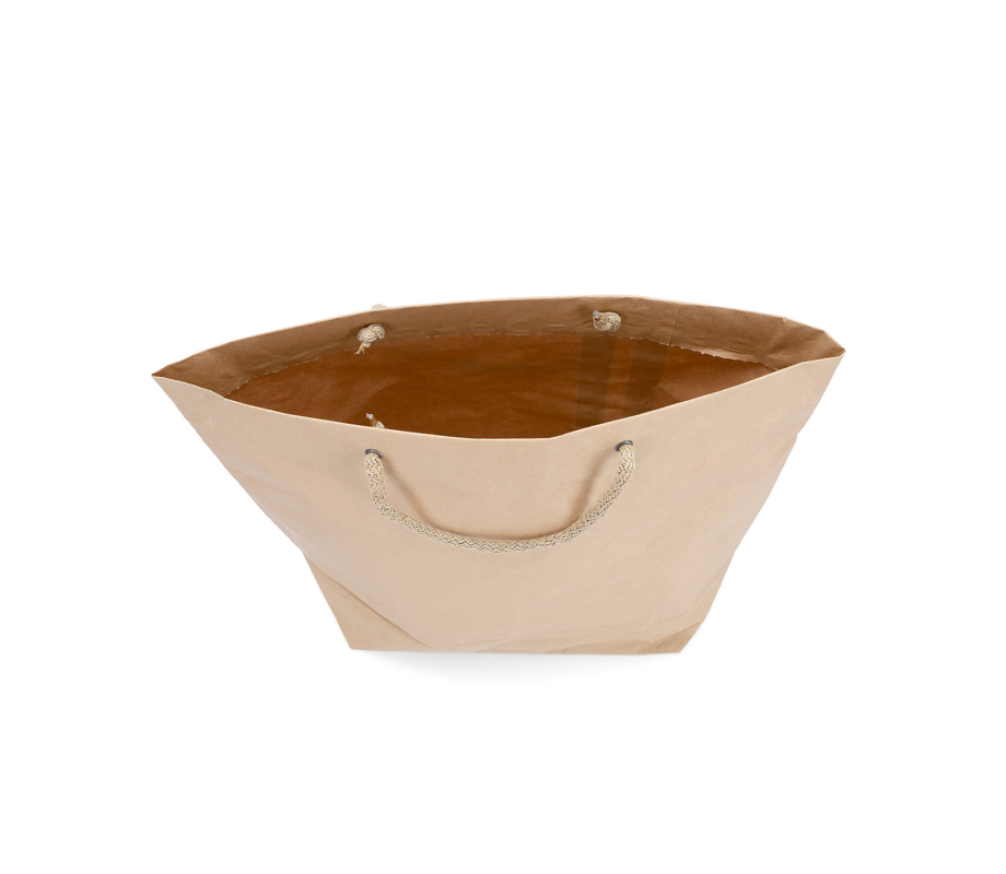 CUBA-2: 450 x 150 x 400 mm paper bag with fabric handles 31