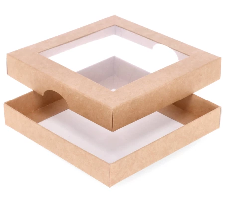 DDL-11: 120 x 120 x 20 mm dviejų dalių dėžė su langeliu  1
