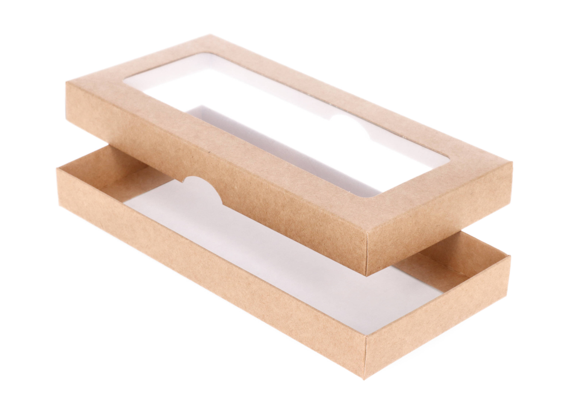 DDL-16: 180 x 85 x 19 mm two part box with window 1