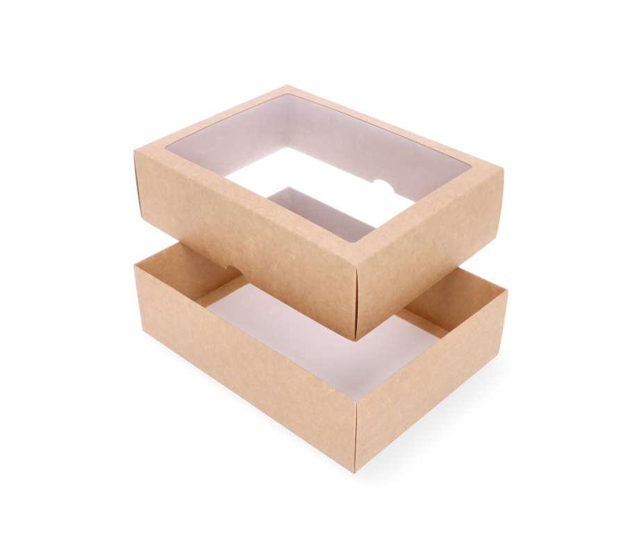 DDL-5: 280 x 210 x 80 mm two part box with window 4