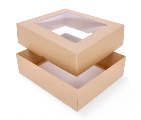 DDL-9: 350 x 300 x 100 mm dviejų dalių dėžė su langeliu  1