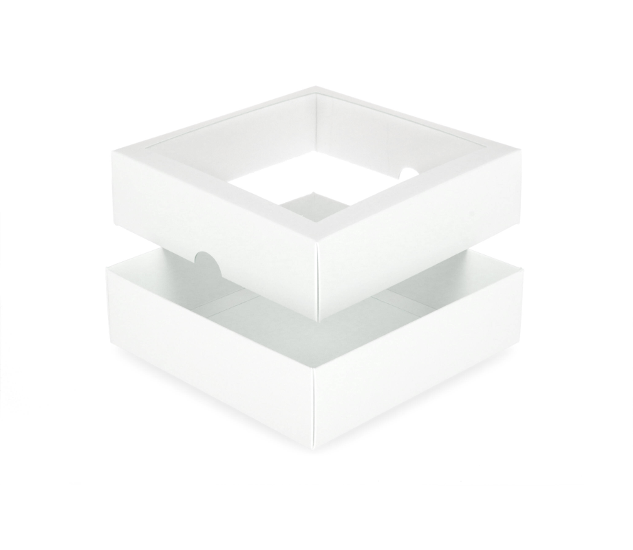 DDL-4: 210 x 210 x 60 mm dviejų dalių dėžė su langeliu  1