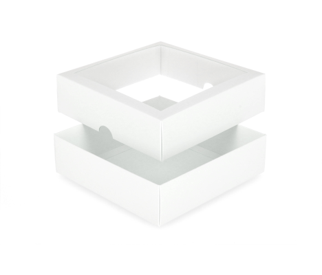 DDL-4: 210 x 210 x 60 mm two part box with window 2