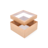DDPL-5: 210 x 210 x 100 mm two part box with window 9
