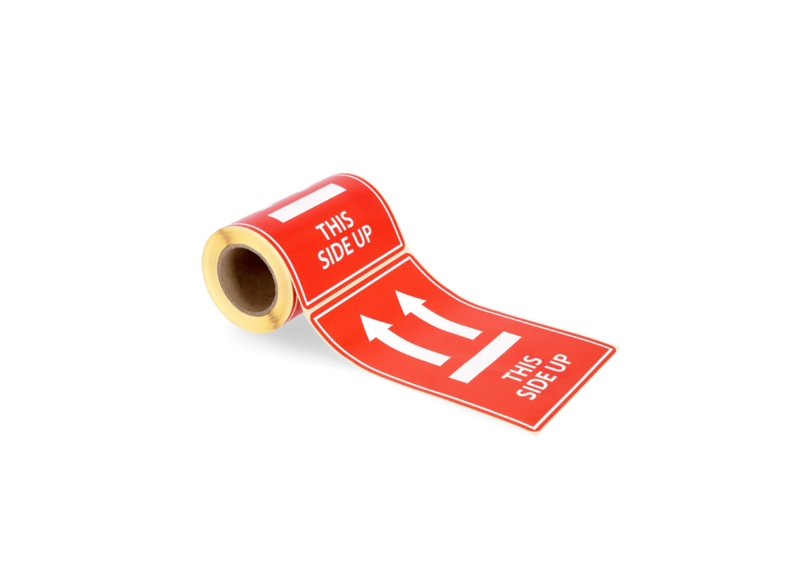 LIP-UP/L 100 mm x 150 mm warning stickers THIS SIDE UP 100 pcs. 1