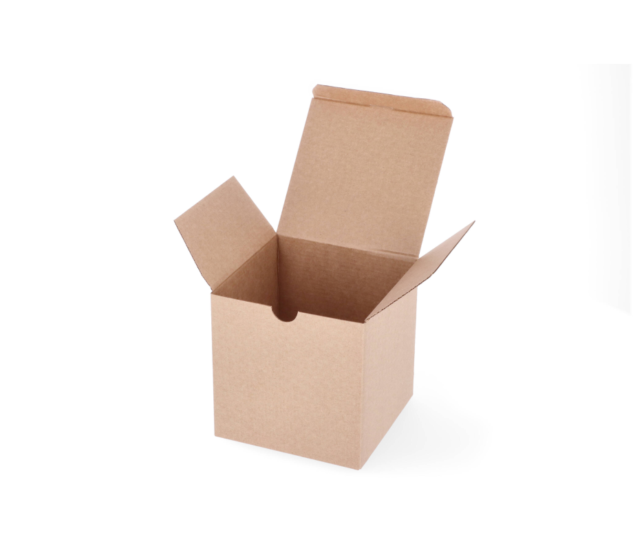 DU-8: 120 x 120 x 120 mm folding cardboard box FEFCO 0215 1