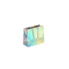 HOLO-1: 240x100x205 mm Luxury paper holographic bag with fabric handles 4