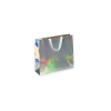 HOLO-2: 400x120x350 mm Prabangus popierinis holografinis maišelis su medžiaginėmis rankenėlėmis 14