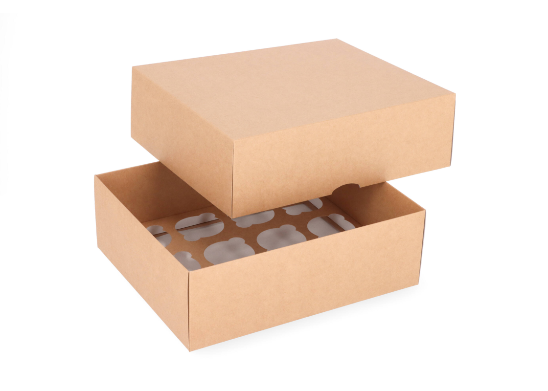 KEK-12: 300 x 250 x 100 mm Box for 12 cupcakes 1