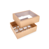KEK-12L: 300 x 250 x 100 mm Box for 12 cupcakes with PVC window 3