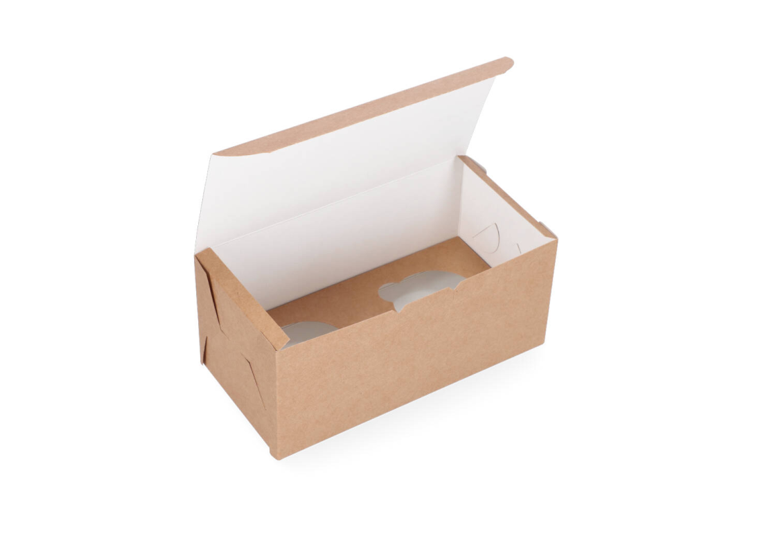 KEK-2: 200 x 100 x 90 mm Box for 2 cupcakes 1