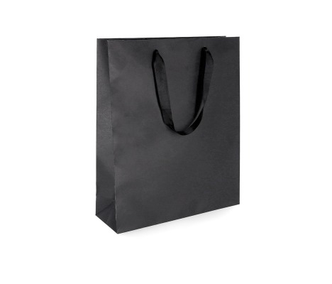 LUX-2: 300 x 100 x 360 mm Luxury paper bag with satin handles 1