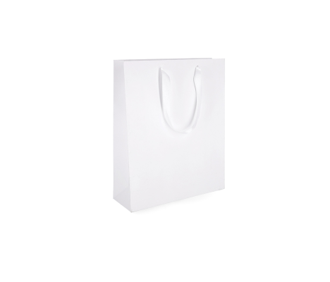 LUX-2: 300 x 100 x 360 mm Luxury paper bag with satin handles 2