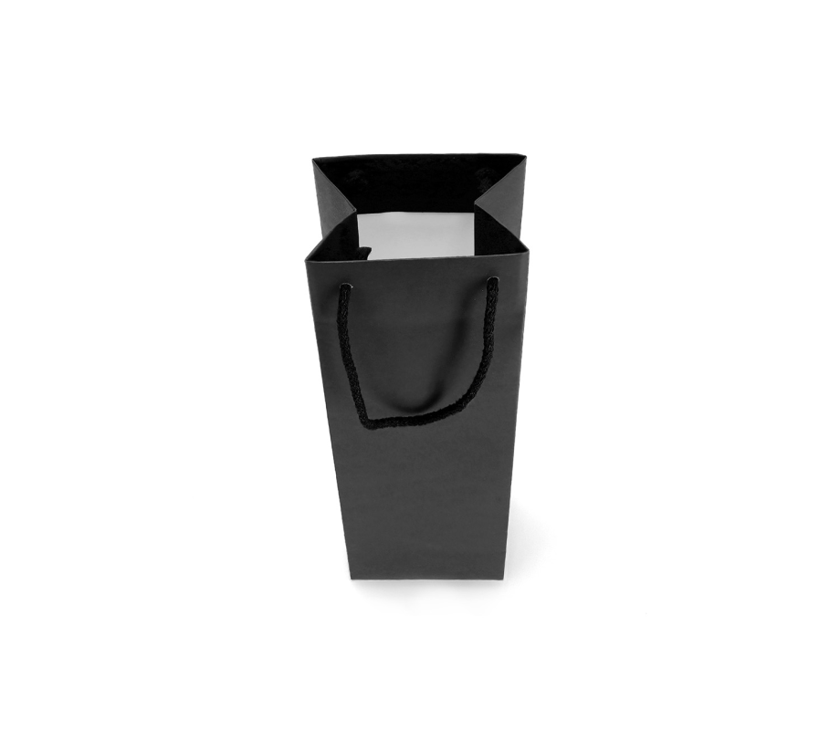 LUX-3: 120 x 90 x 390 mm Prabangus popierinis maišelis su medvilninėmis virvelinėmis rankenėlėmis 13