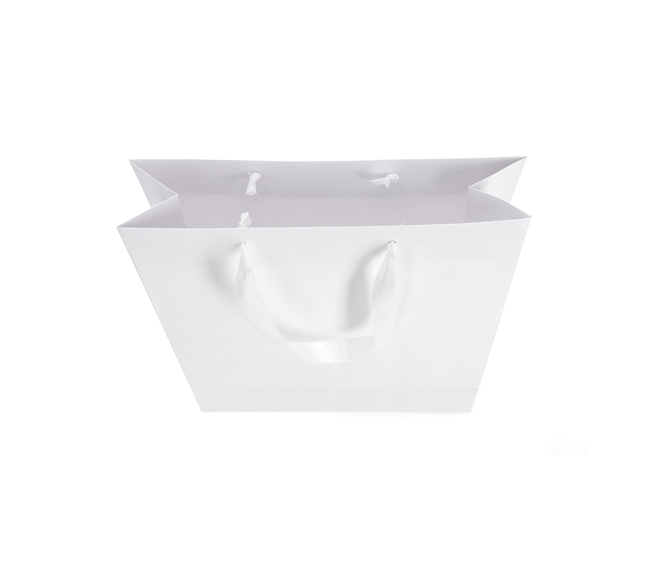 LUX-2: 300 x 100 x 360 mm Luxury paper bag with satin handles 4