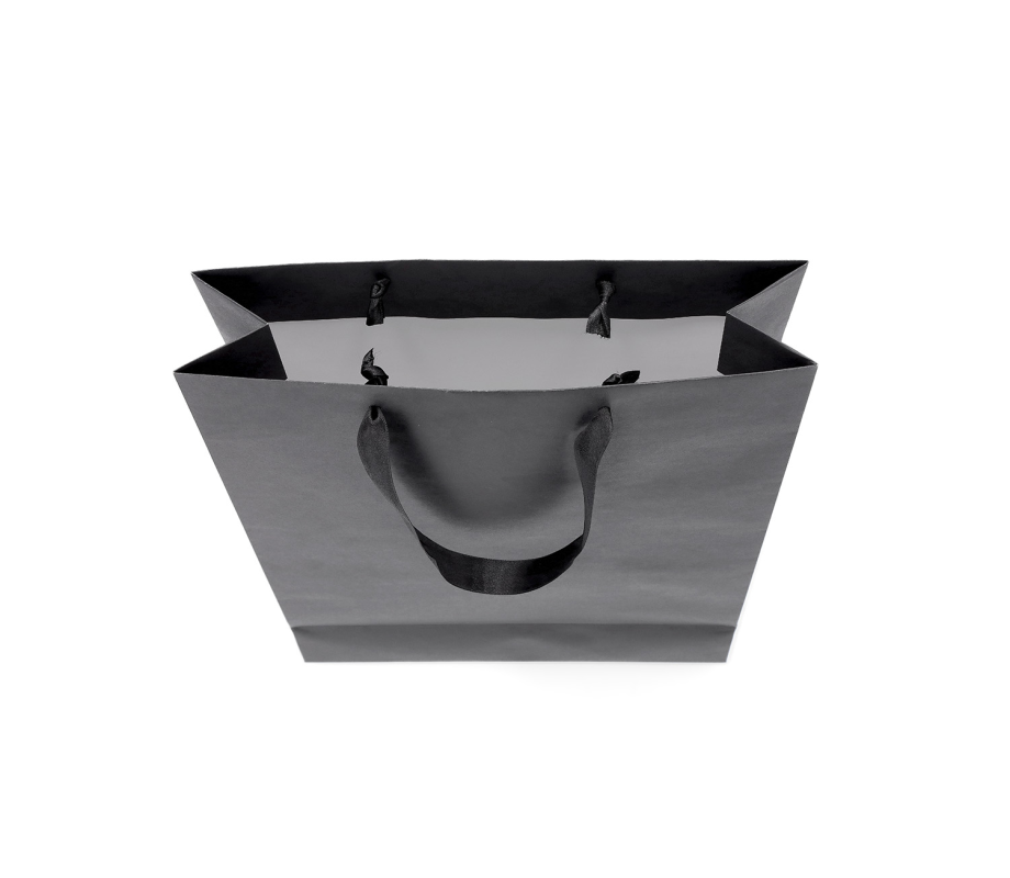 LUX-2: 300 x 100 x 360 mm Luxury paper bag with satin handles 13