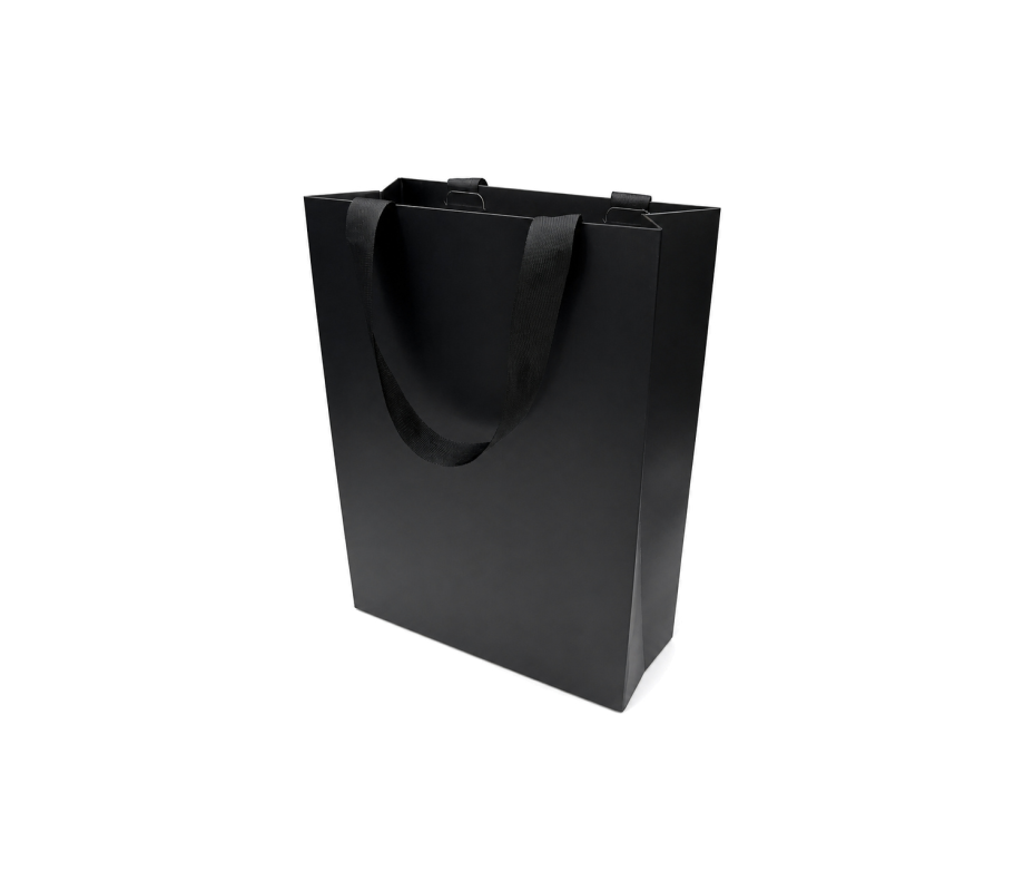 MBAG-2: 240x100x340 mm Prabangus popierinis maišelis su<br>M formos dugnu 7