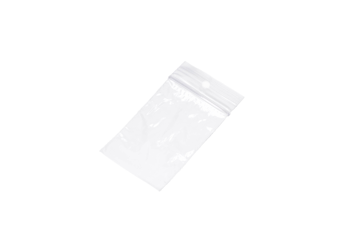 MGRIP-1: 40 mm x 60 mm ziplock plastic bag 100 pcs.  1