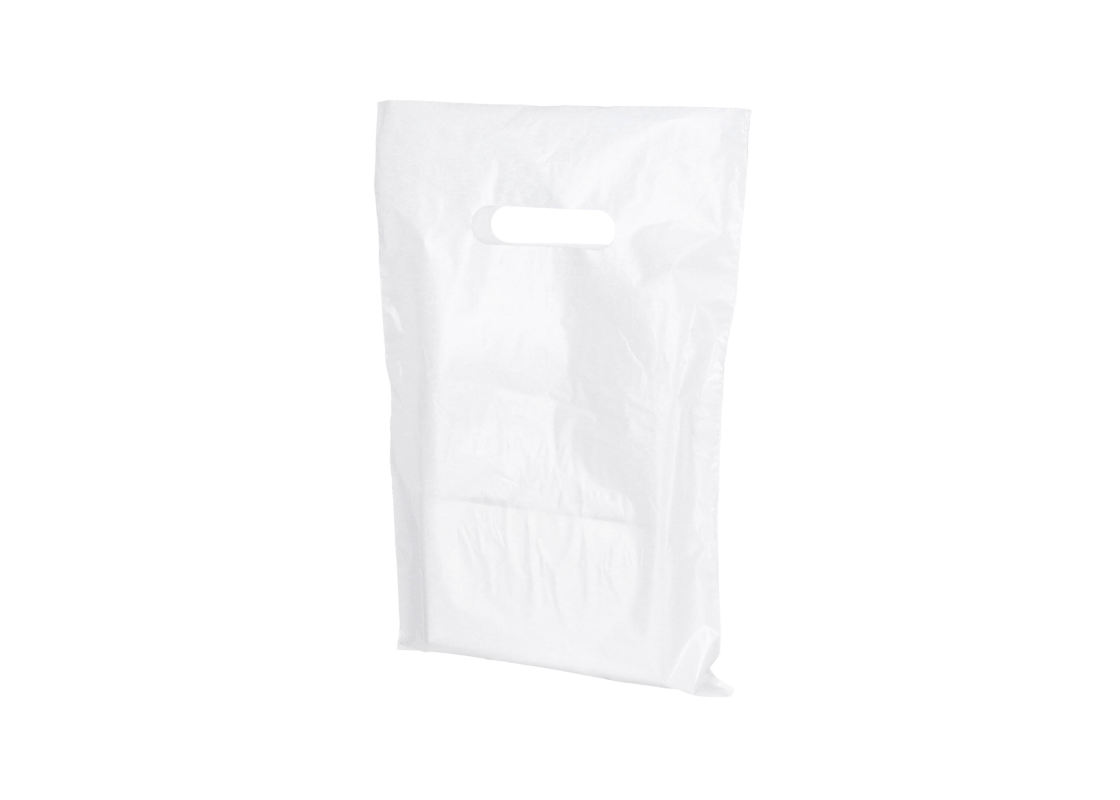 MSKR-1: 200 x 300 mm 100 pcs. plastic bag with crossed handle 1