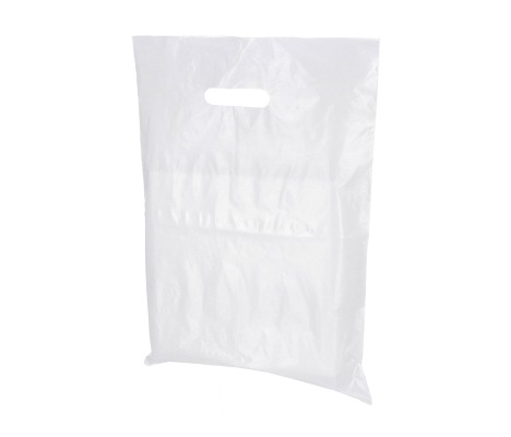 MSKR-2: 300 x 400 mm 100 pcs. plastic bag with crossed handle 1