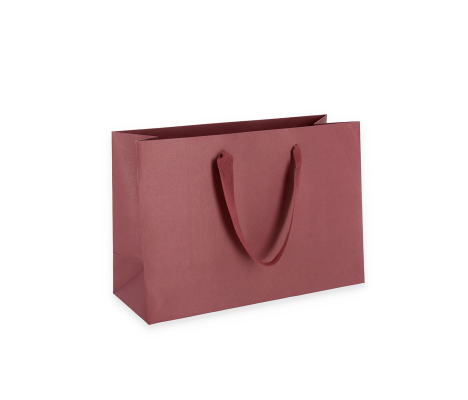 OMG-2: 290x110x200 mm Popierinis dovanų maišelis su medžiaginėmis rankenėlėmis 2