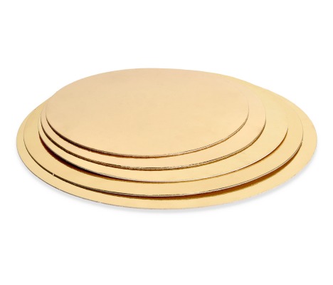 PD-F26: Ø260 mm cake tray, gold, 10 pcs. 1