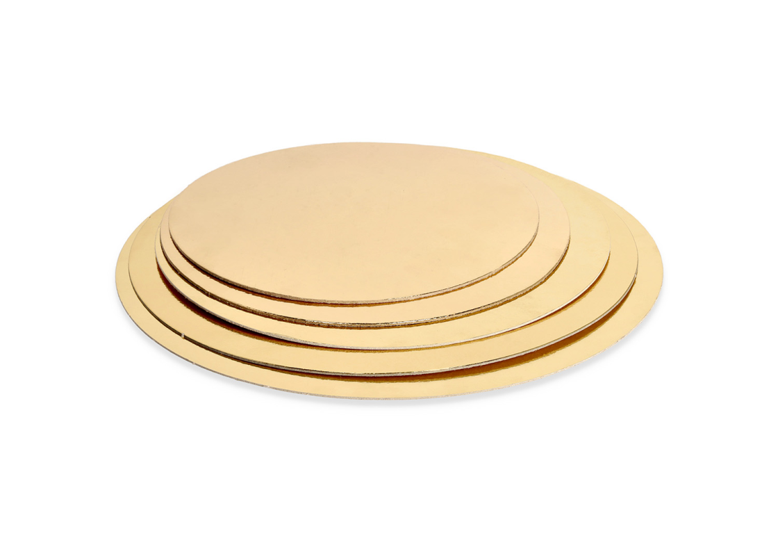 PD-F20: Ø200 mm cake tray, gold, 10 pcs. 2