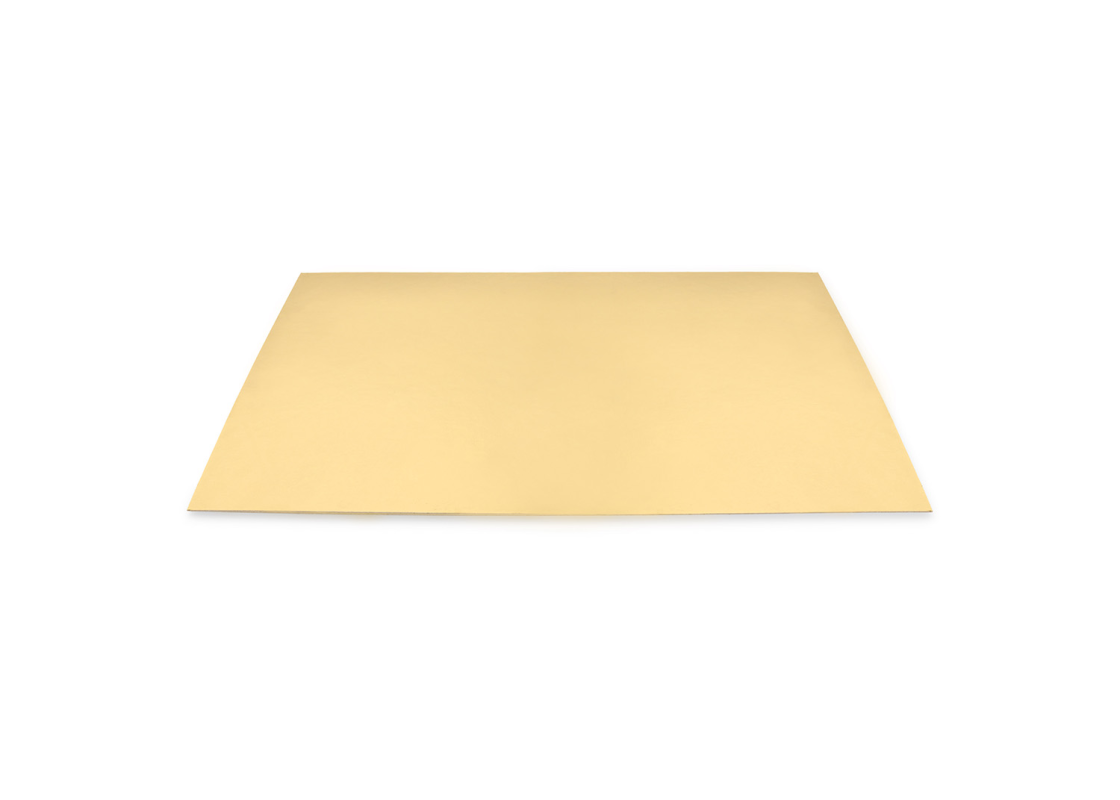 PD-F30/40: 400 x 300 mm rectangular cake tray, gold, 10 pcs. 1