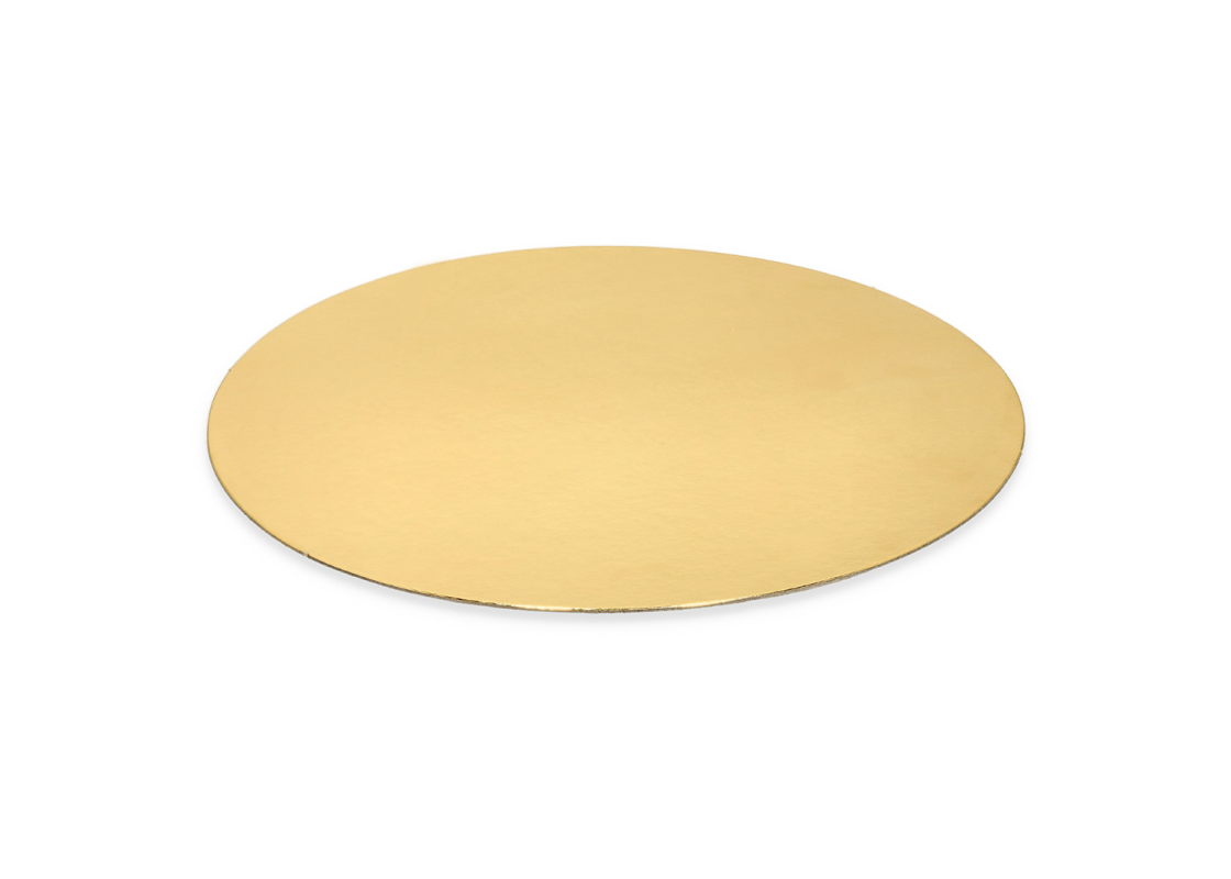 PD-F24: Ø240 mm cake tray, gold, 10 pcs. 1