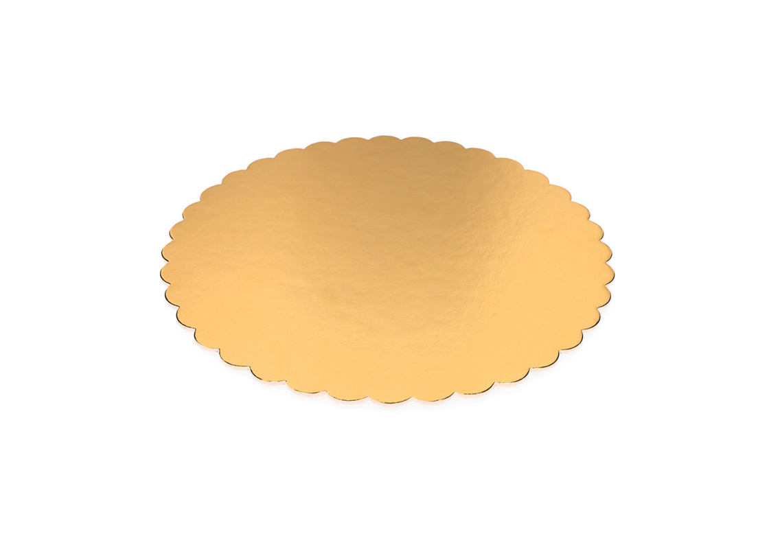 PD-FB26: 260 mm, 10 pcs. golden cake tray 1