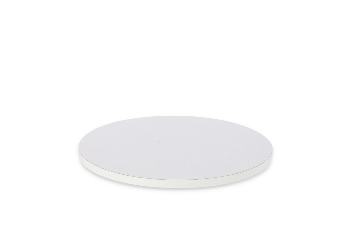 PD-SI/30: 300 mm, 1 pc. Thick white color round cake drum, 12mm 2