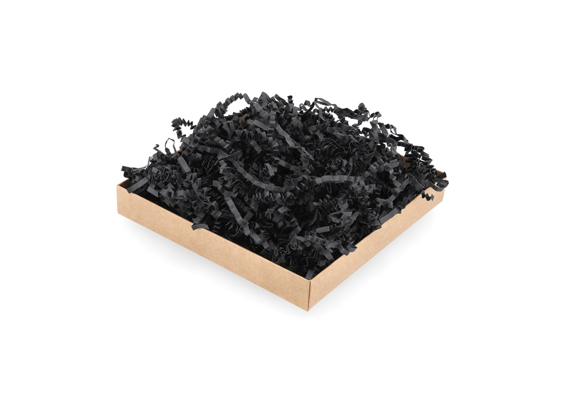 PDR-D4/1-ZA: 1 kg. Black color shredded paper 1