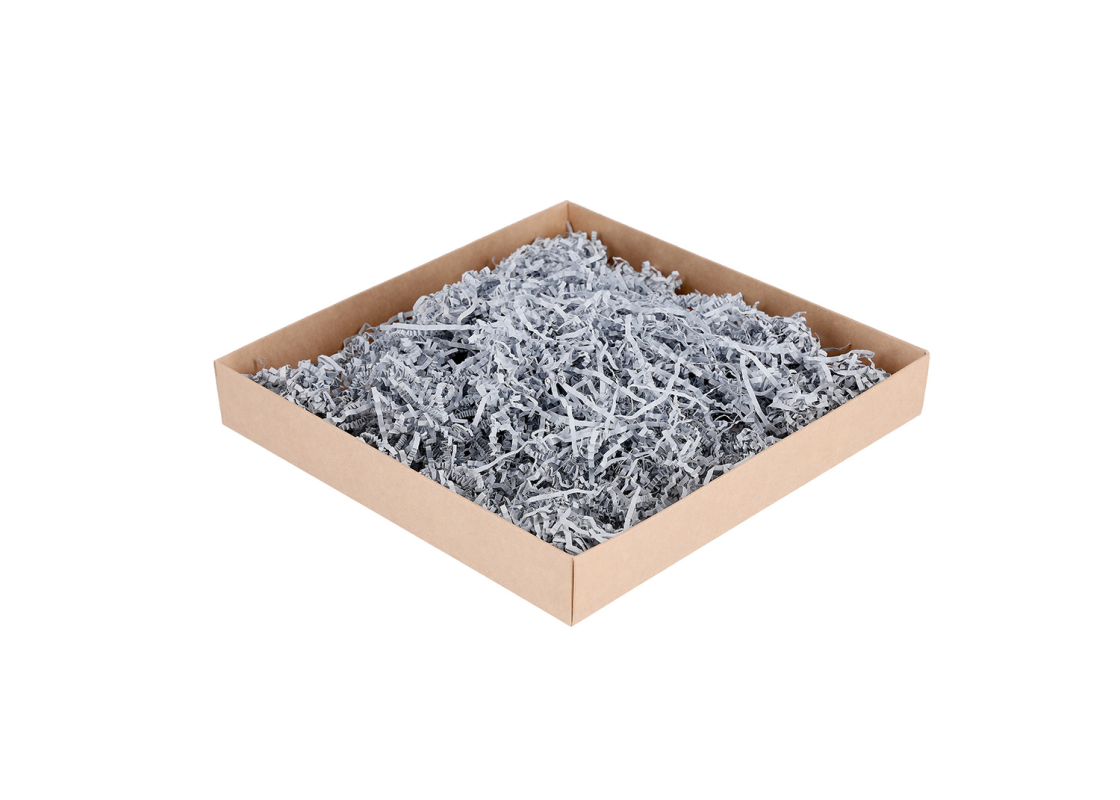 PDR-D2/1-GR: 1 kg. Grey color shredded paper 1