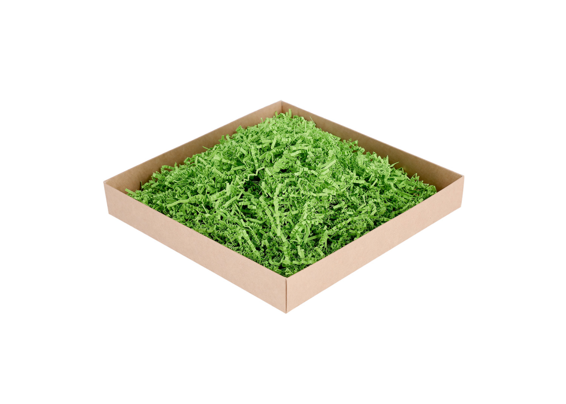 PDR-D2/1-LG: 1 kg. Ligh Green color shredded paper 1