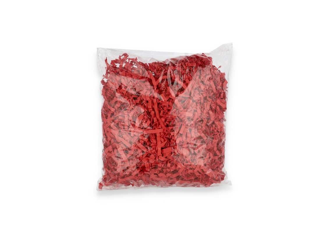 PDR-01/RA: Raudonos spalvos pop. drožlės, 100 g 2