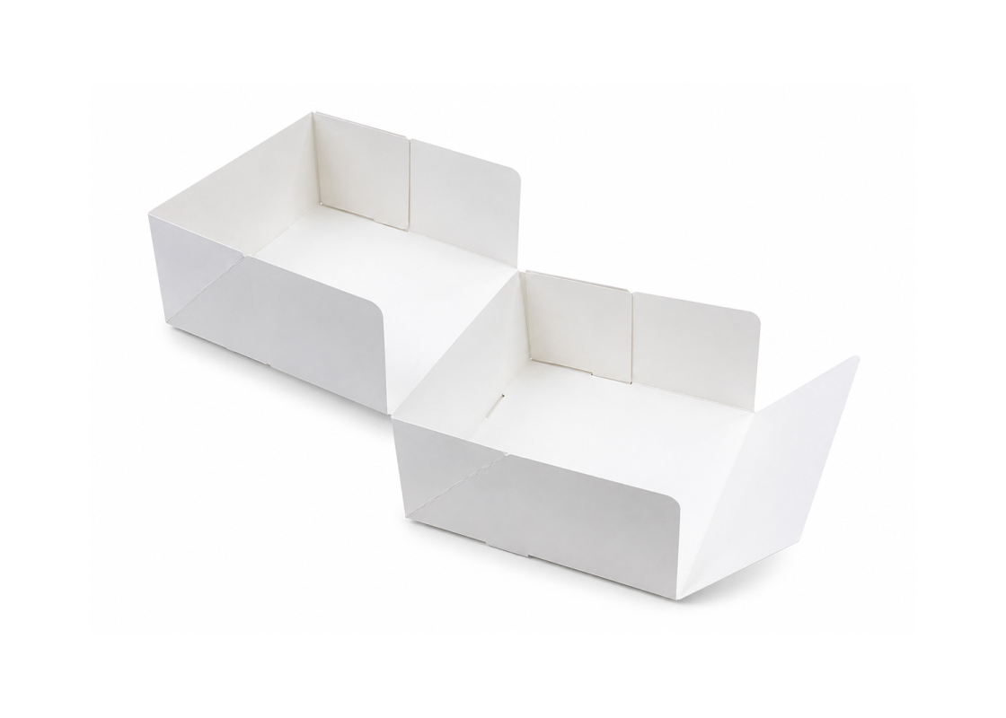 PRA-4: 220x220x120 mm automatinio surinkimo dėžė pyragui, 15 vnt. 1