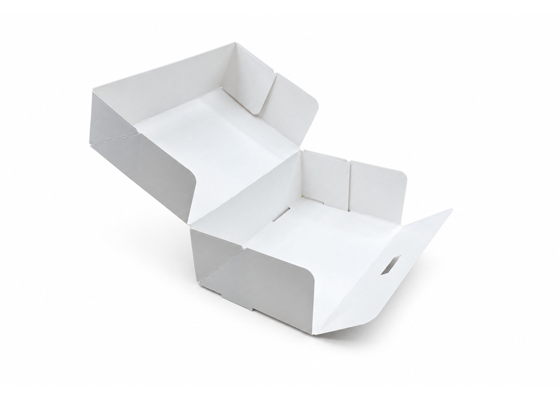 PRA-6: 210x140x70 mm automatinio surinkimo dėžė pyragui, 20 vnt. 1