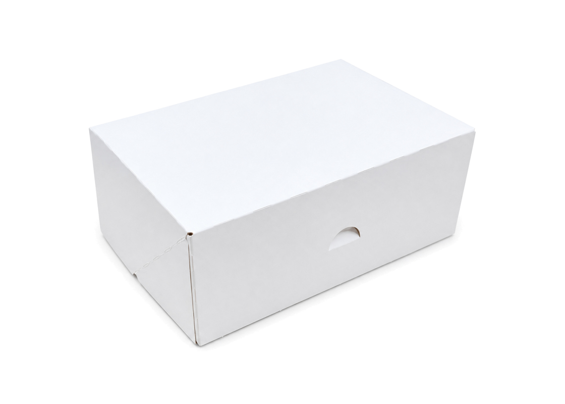 PRA-7: 250x180x100 mm automatinio surinkimo dėžė pyragui, 15 vnt. 2