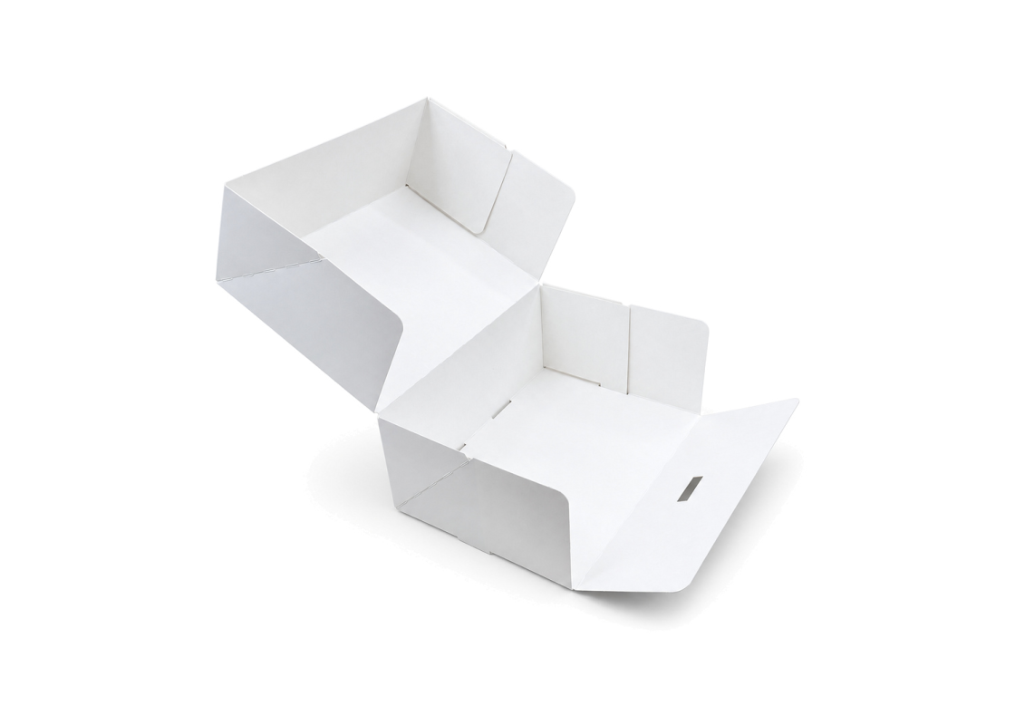 PRA-7: 250x180x100 mm automatinio surinkimo dėžė pyragui, 15 vnt. 1