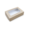 PRAL-10: 230x150x50 mm automatinio surinkimo dėžė pyragui su PVC langeliu, 15 vnt. 4