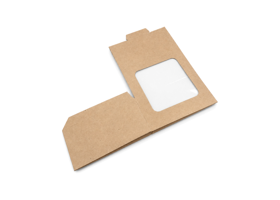 PRAL-8: 132x132x66 mm automatinio surinkimo dėžė pyragui su PVC langeliu, 25 vnt. 3