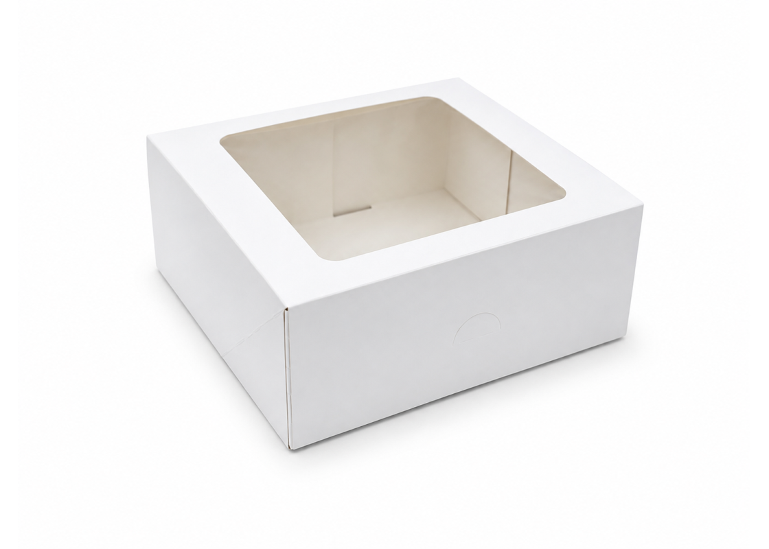 PRAL-3: 207x192x90 mm automatinio surinkimo dėžė pyragui su PVC langeliu, 15 vnt. 1